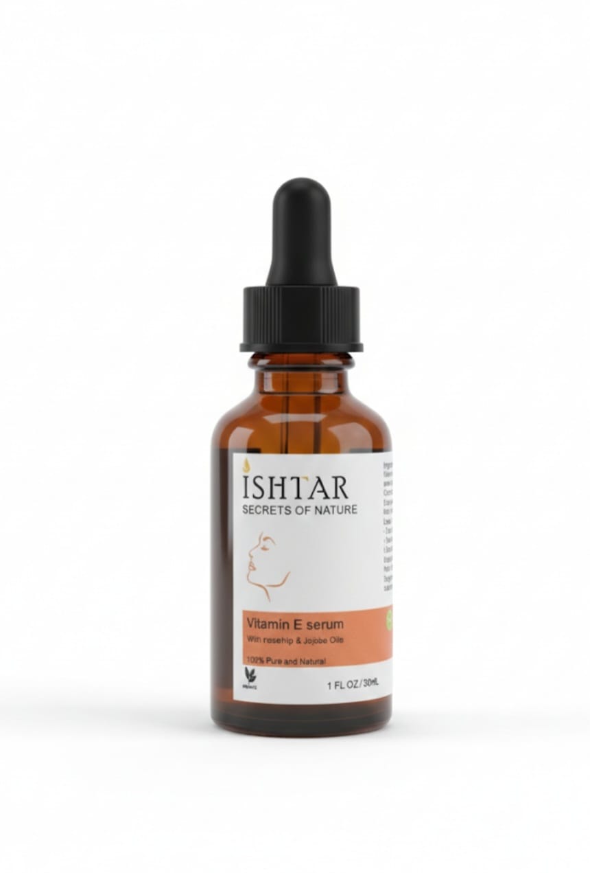Ishtar Vitamin E Face Serum – 100% Pure & Natural (30 ml)