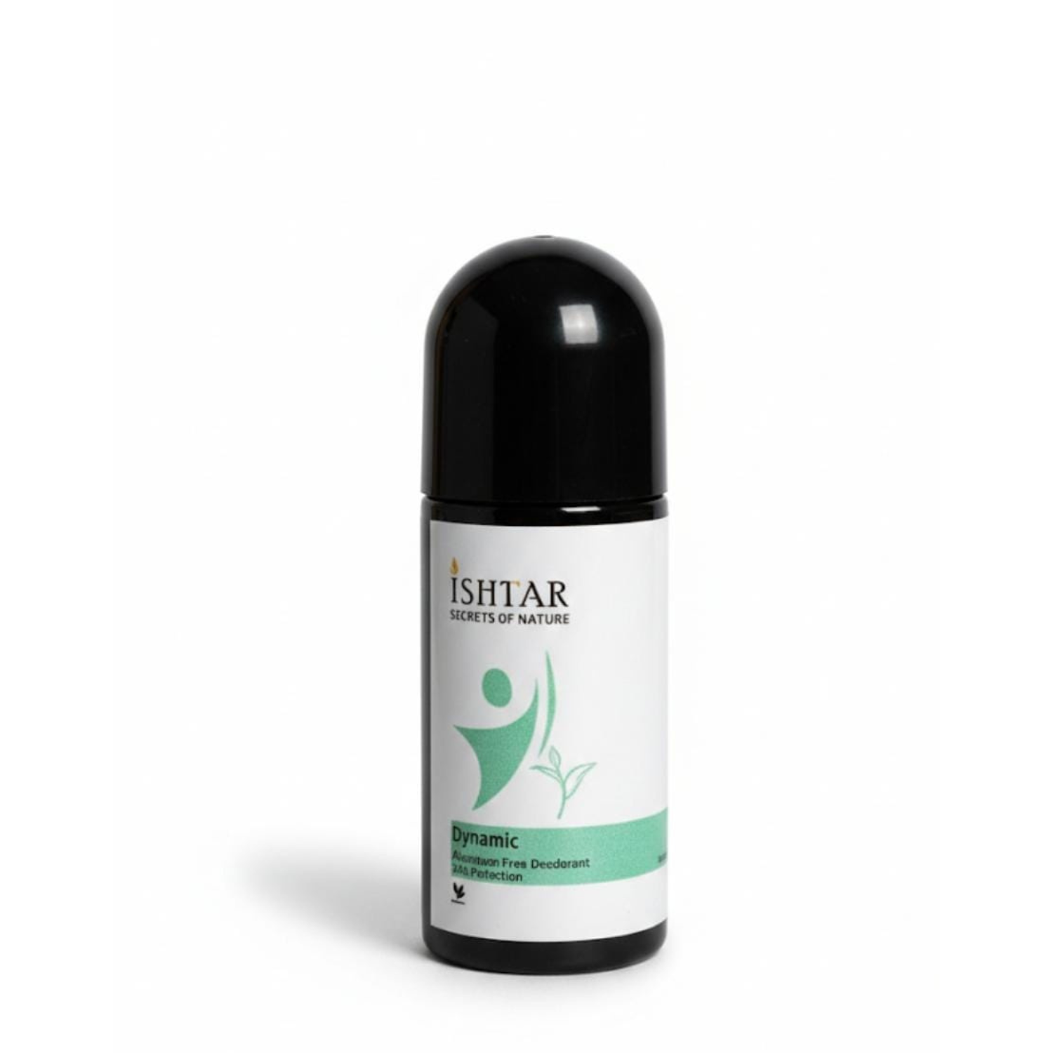 Ishtar Dynamic aluminum-free natural roll-on deodorant with 24-hour odor protection