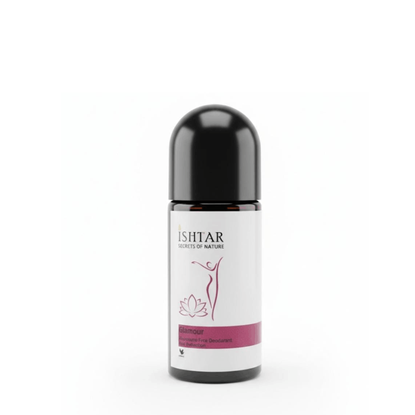 Ishtar Glamour aluminum-free natural roll-on deodorant with long-lasting odor protection