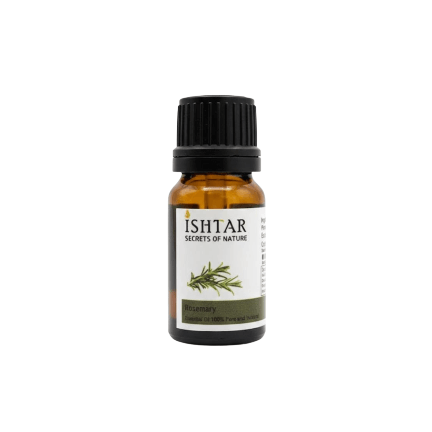 Ishtar Rosemary Essential Oil bottle – 100% pure and natural rosemary oil for aromatherapy, hair, and wellness use