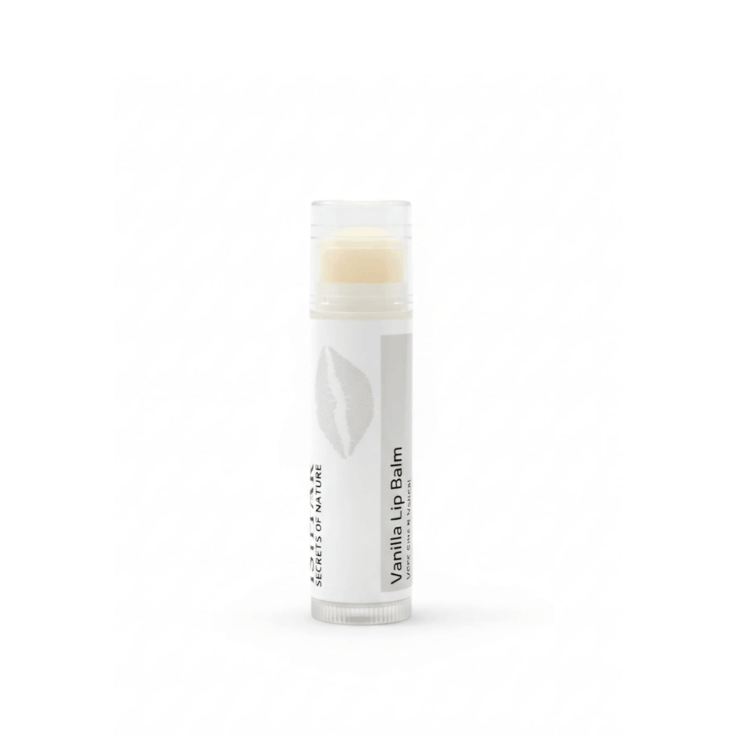 ISHTAR Vanilla Lip Balm 100% pure and natural lip care stick with neutral label