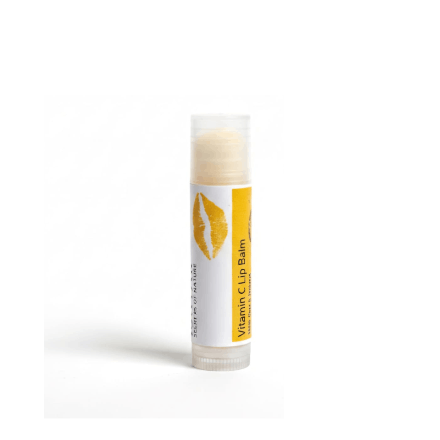 ISHTAR Vitamin C Lip Balm 100% pure and natural lip care stick with yellow label