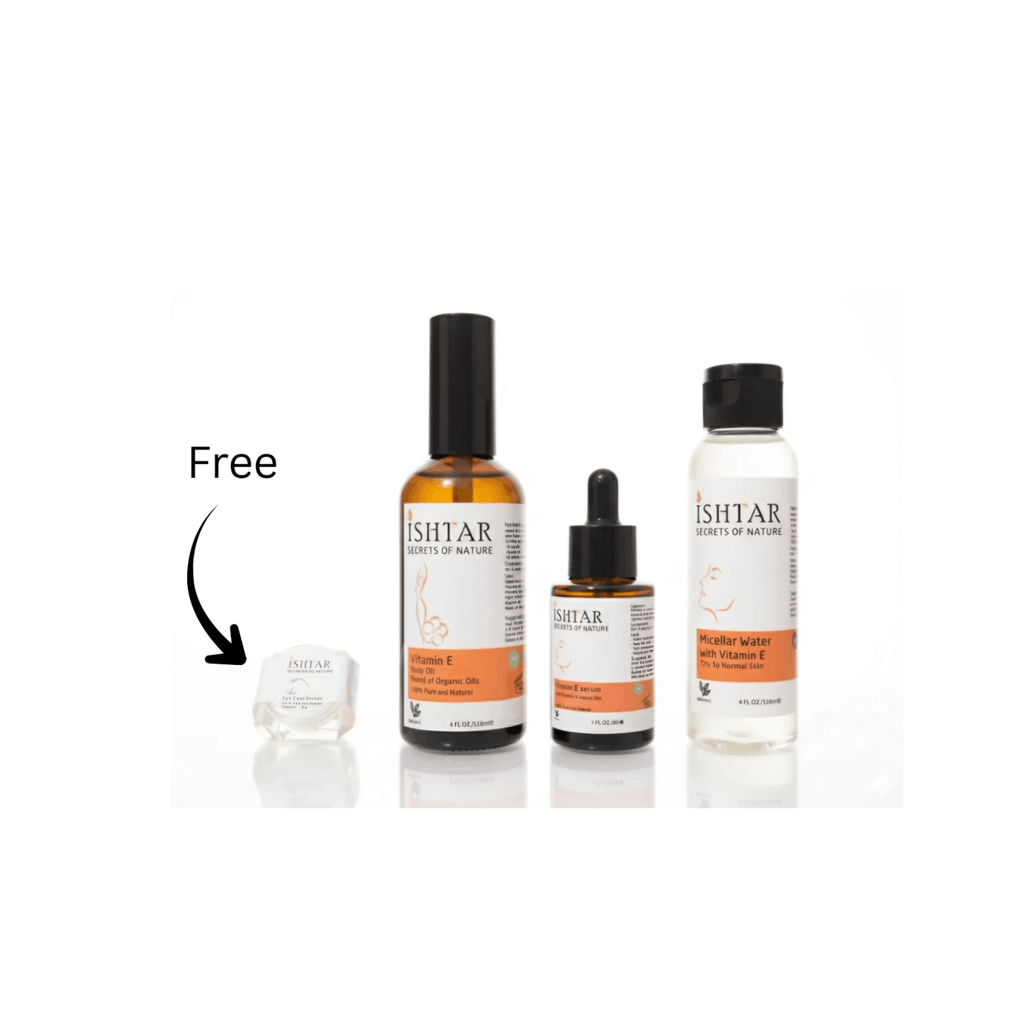 ISHTAR Vitamin E Complete Skincare Bundle – Nourish, Repair & Glow (With Free Eye Cream)